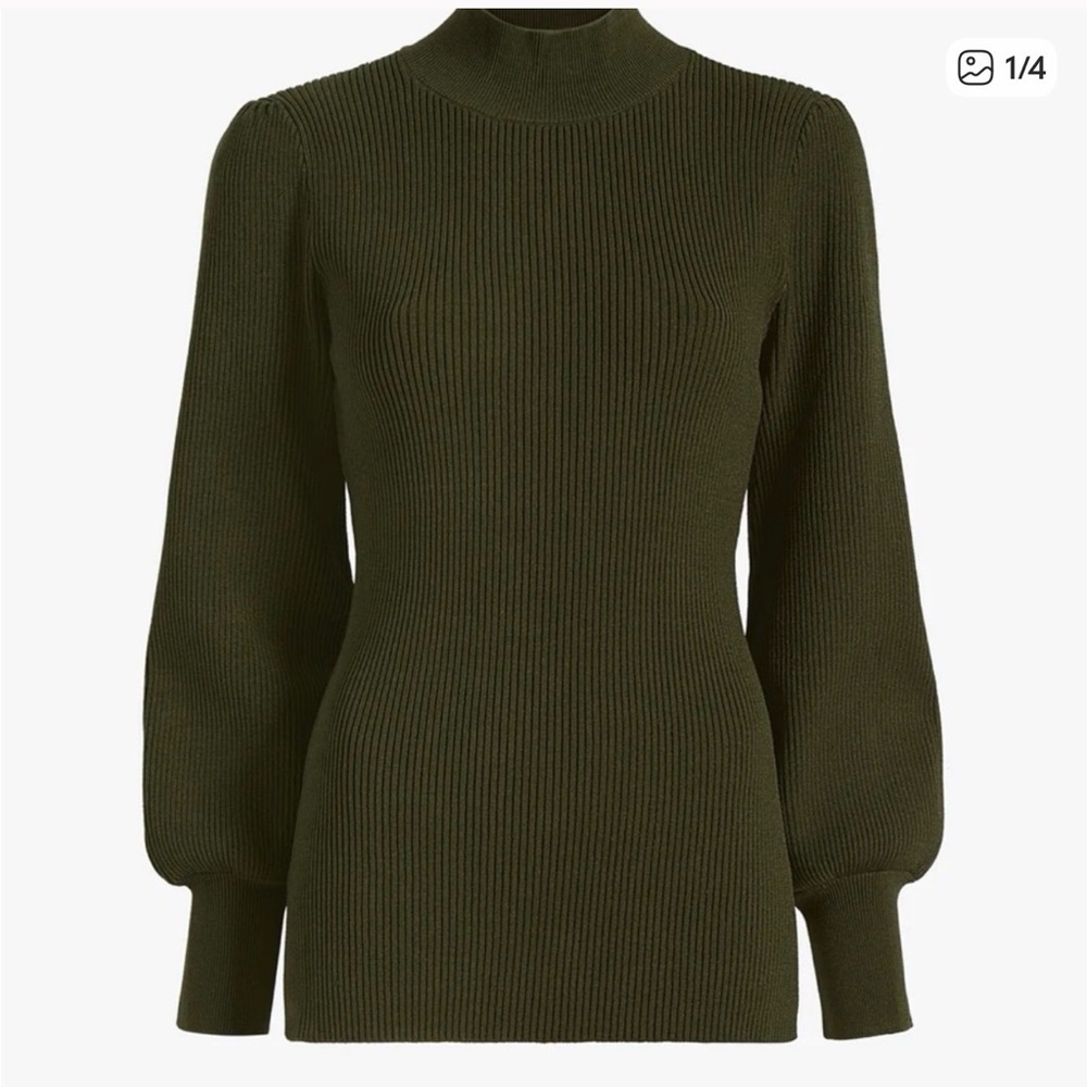 Hill House Leaf Green Winter Sweater